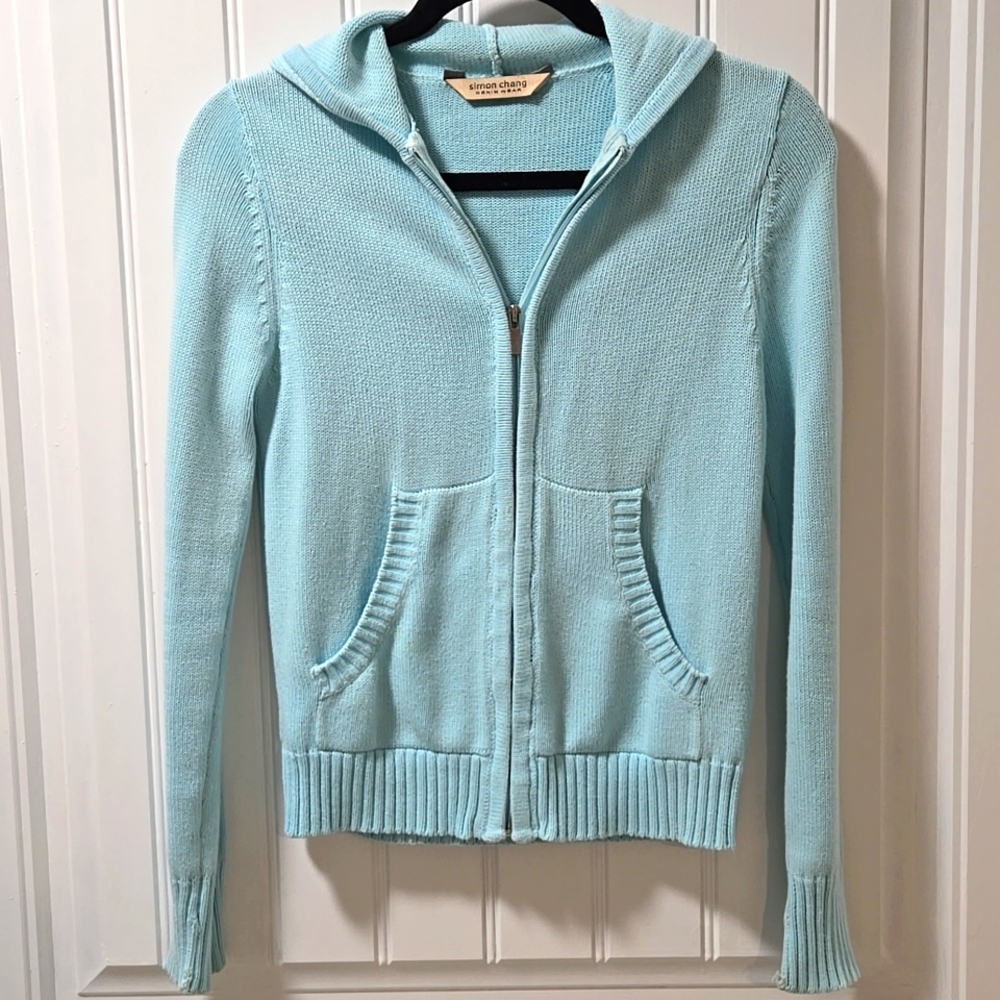 Knit Zip-up Hoodie